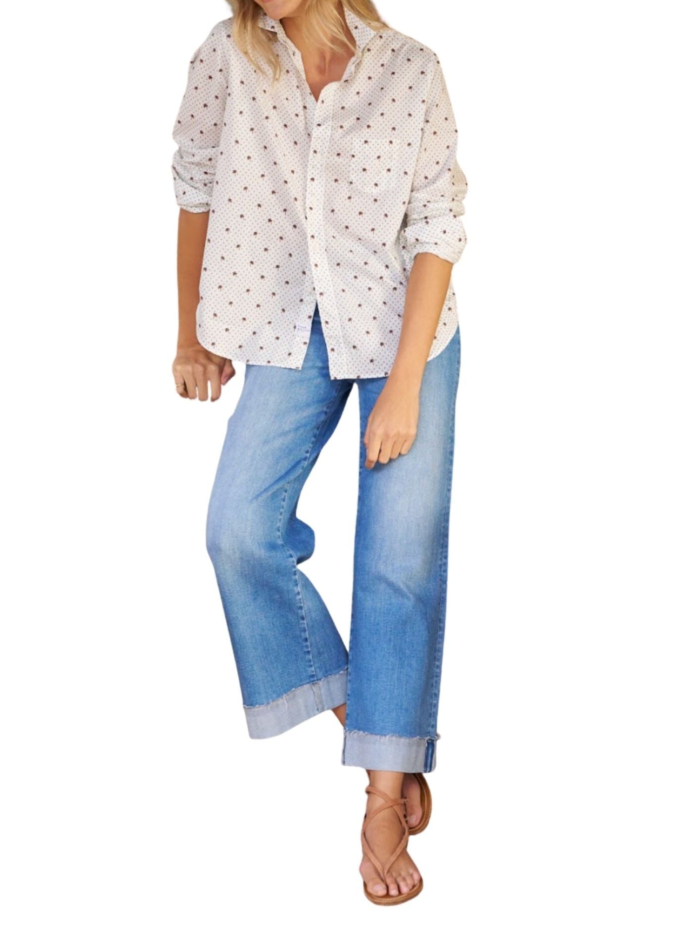 Frank & Eileen Illusion w/ Hem - Vermillion