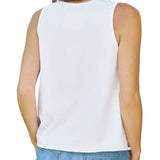 Frank & Eileen Inny Sleeveless Tank - Vermillion
