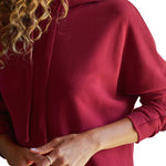 Frank & Eileen Jack - Hooded Mini Cape Dress - Vermillion