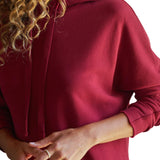 Frank & Eileen Jack - Hooded Mini Cape Dress - Vermillion