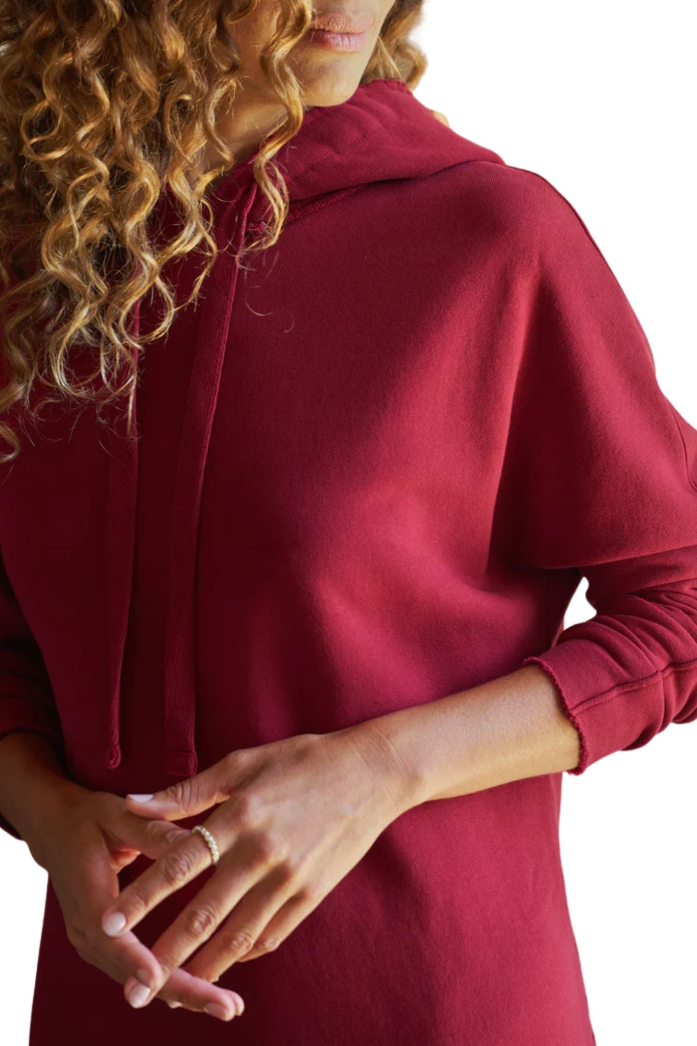 Frank & Eileen Jack - Hooded Mini Cape Dress - Vermillion