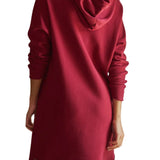 Frank & Eileen Jack - Hooded Mini Cape Dress - Vermillion