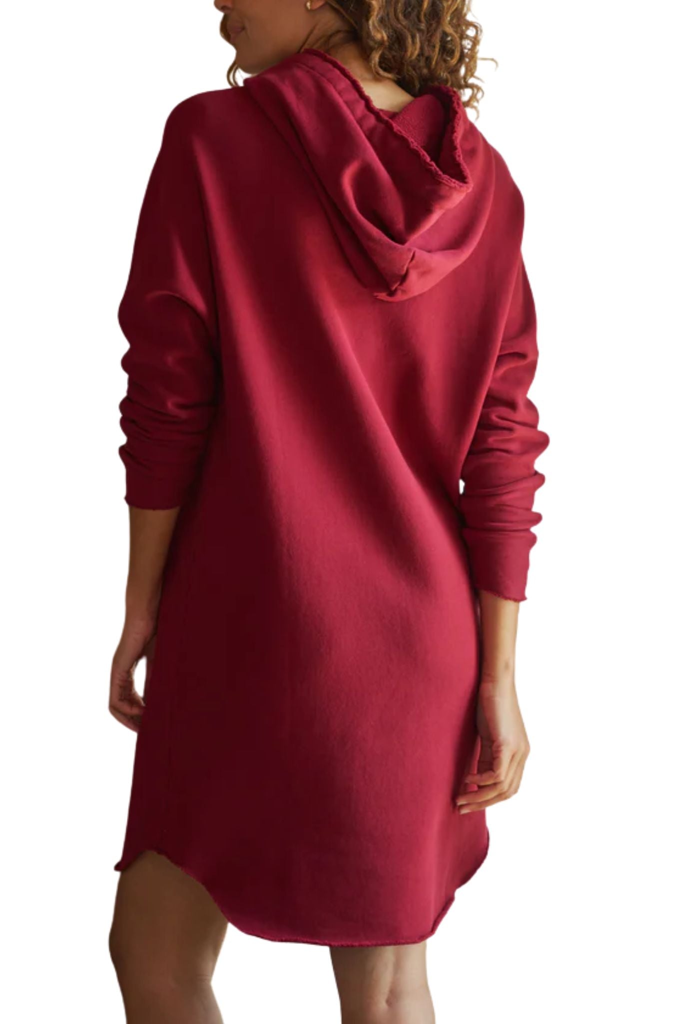 Frank & Eileen Jack - Hooded Mini Cape Dress - Vermillion
