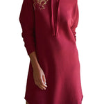 Frank & Eileen Jack - Hooded Mini Cape Dress - Vermillion