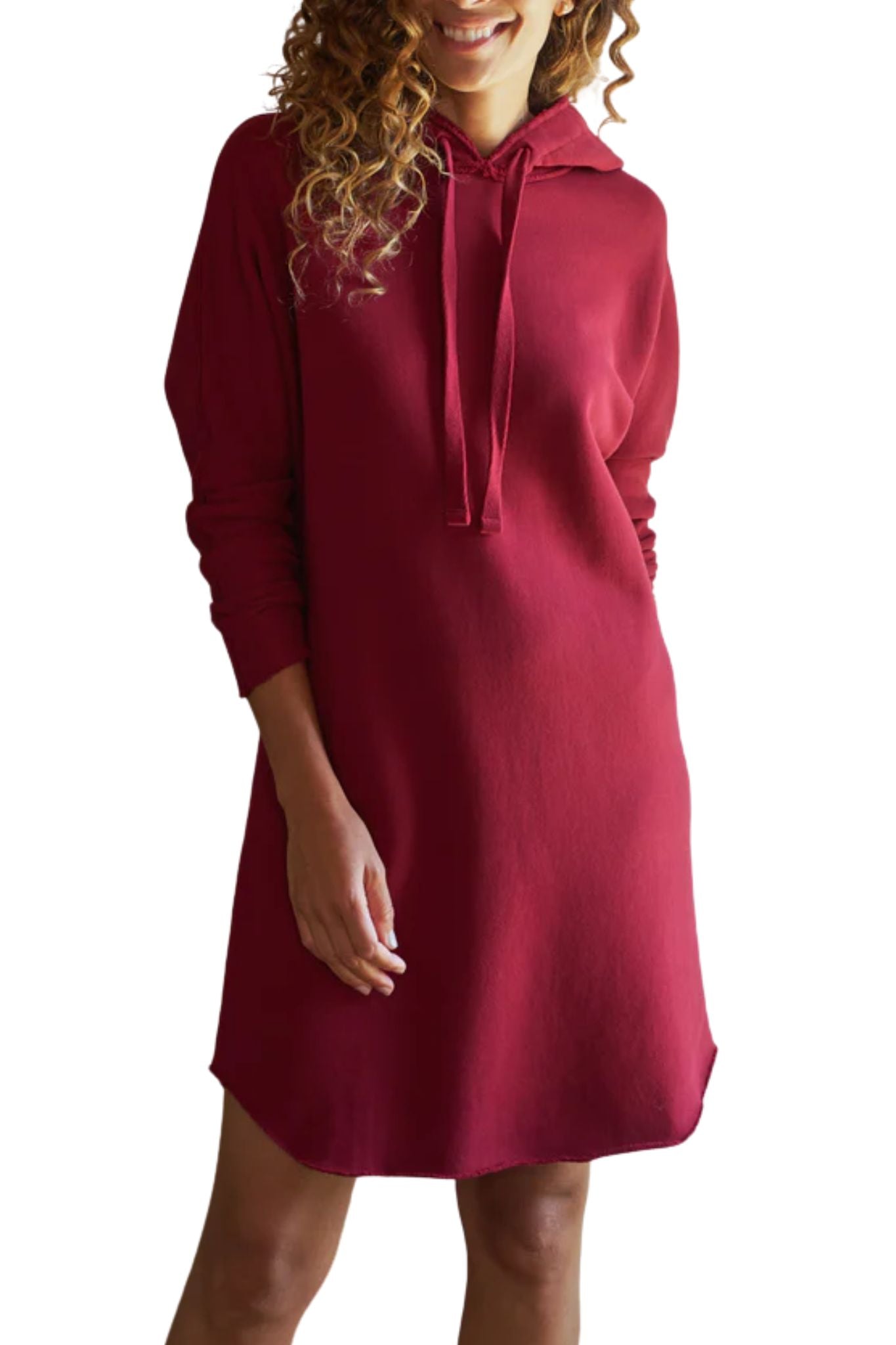 Frank & Eileen Jack - Hooded Mini Cape Dress - Vermillion