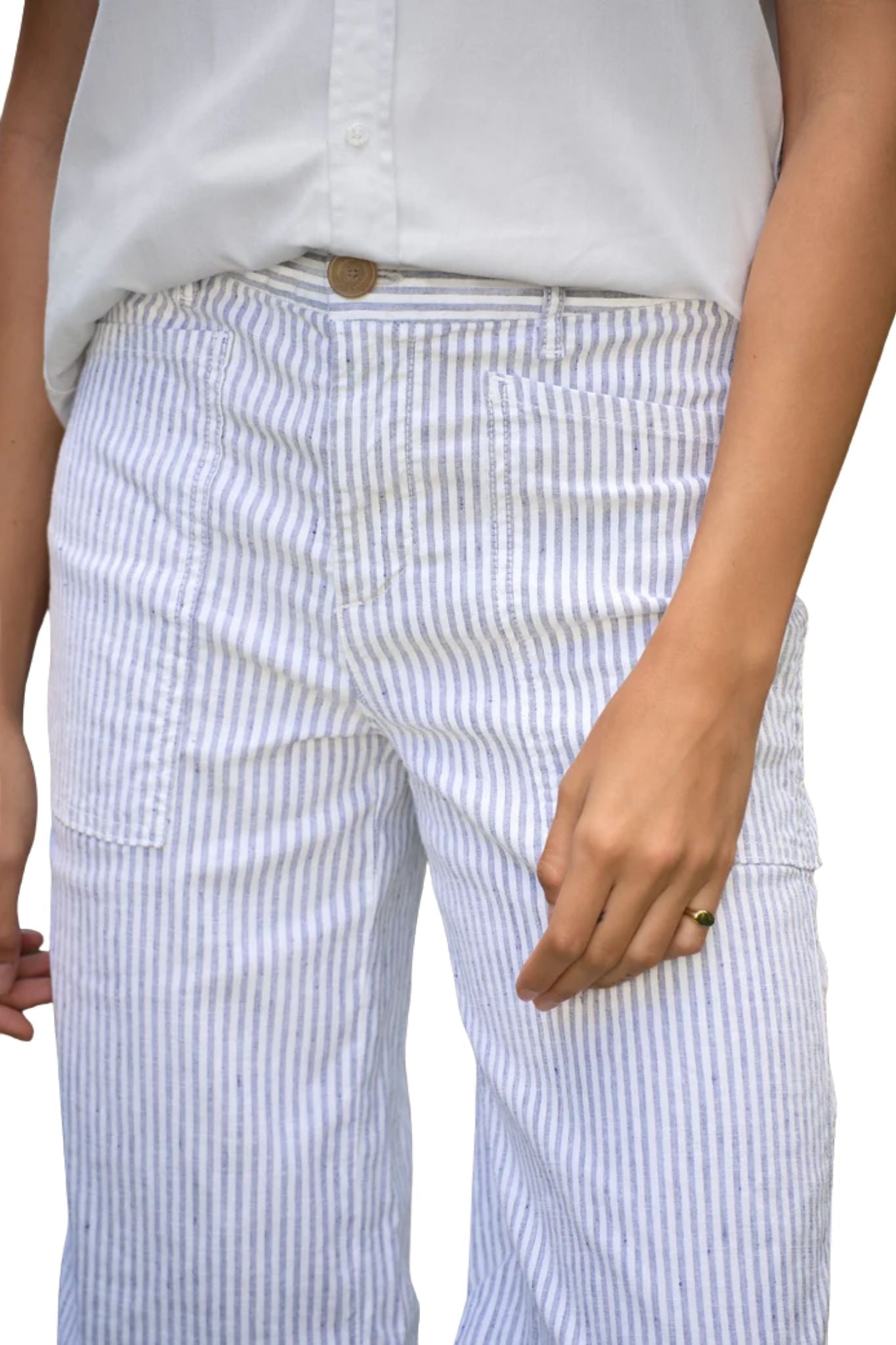 Frank & Eileen Limerick Wrap Pocket Pant - Vermillion