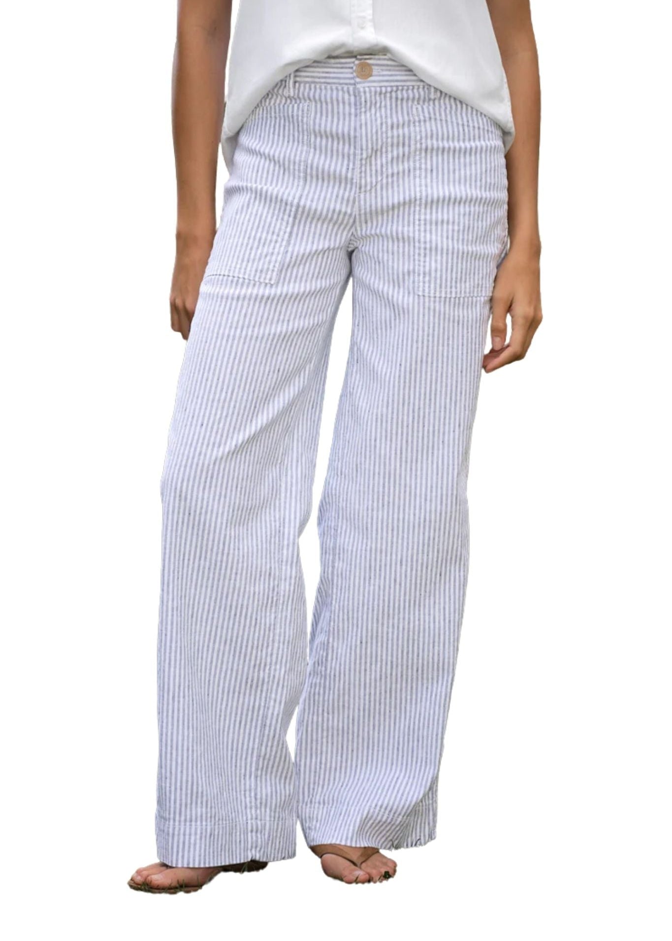 Frank & Eileen Limerick Wrap Pocket Pant - Vermillion