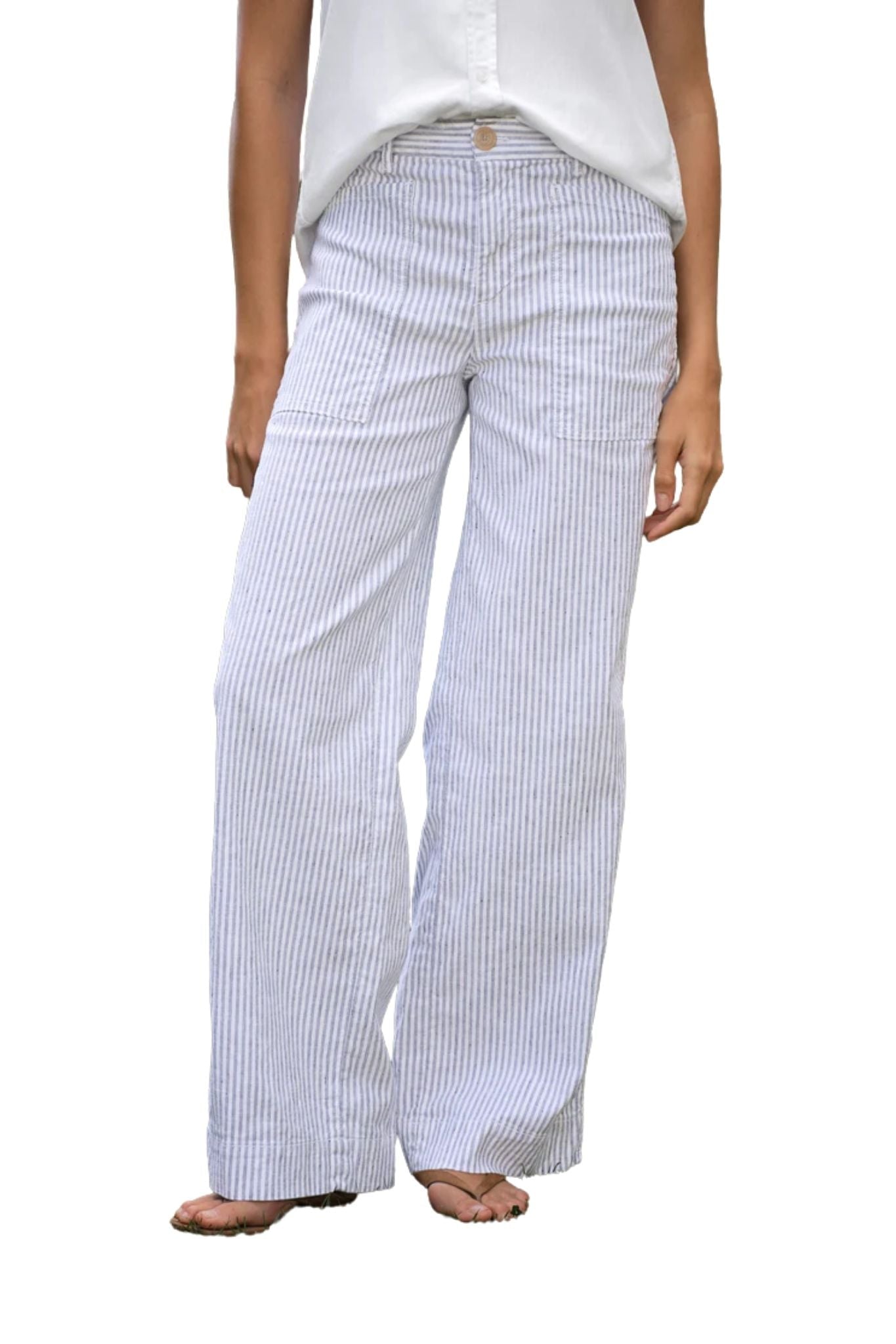 Frank & Eileen Limerick Wrap Pocket Pant - Vermillion