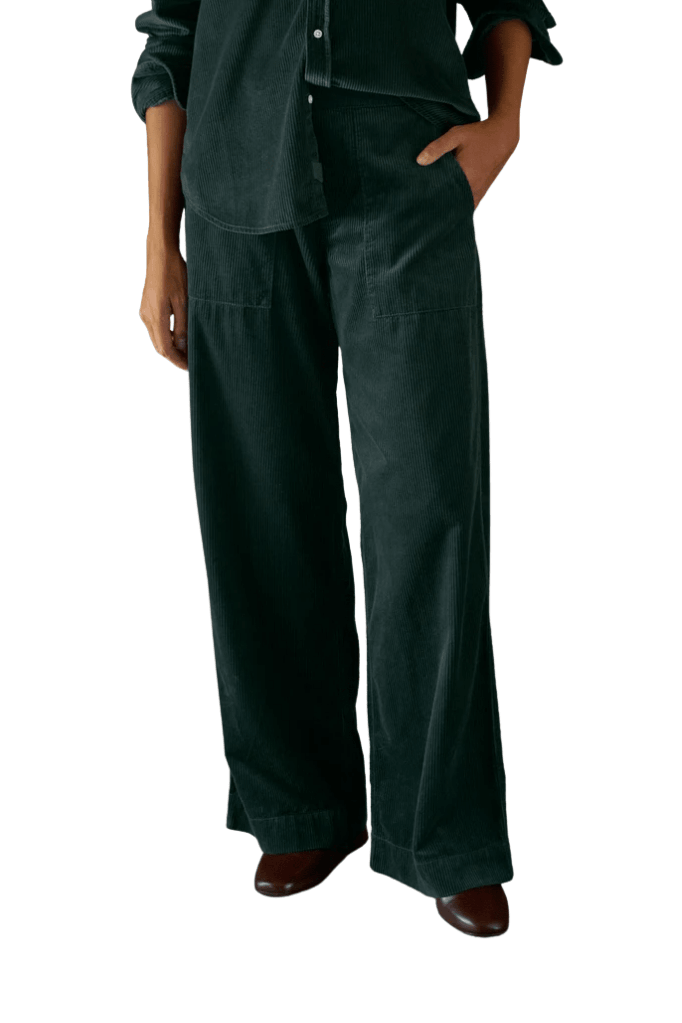 Frank & Eileen Madeline Patch-pocket Pull-on Pant - Vermillion