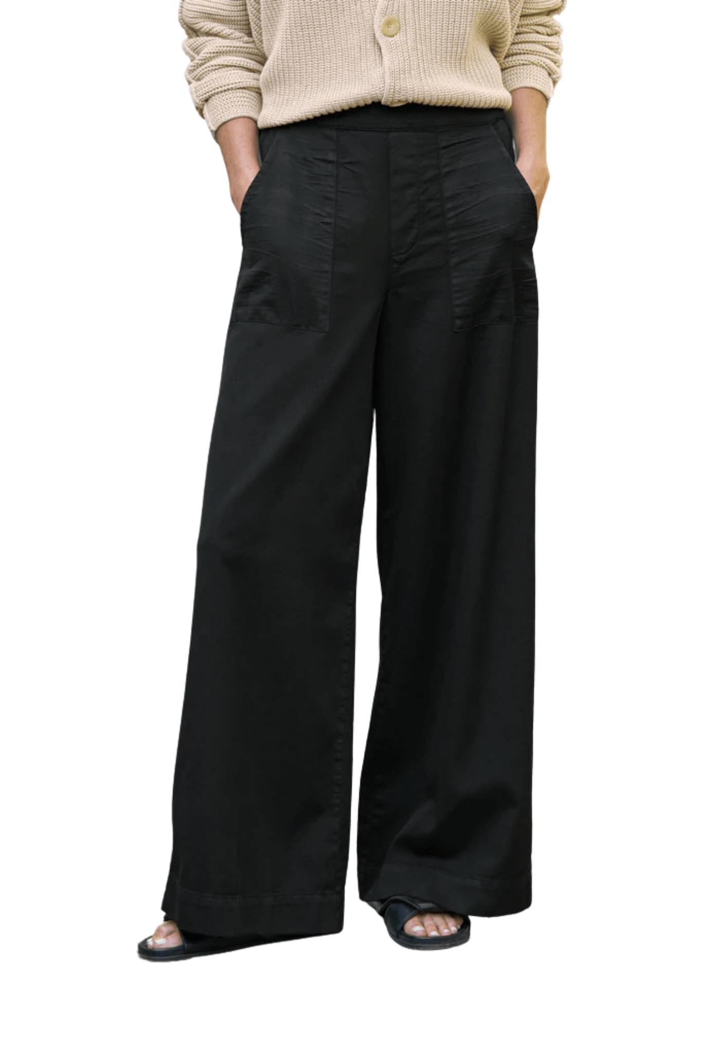 Frank & Eileen Madeline Patch-pocket Pull-on Pant - Vermillion