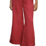 Frank & Eileen Maisie Pull - on Crop - Vermillion