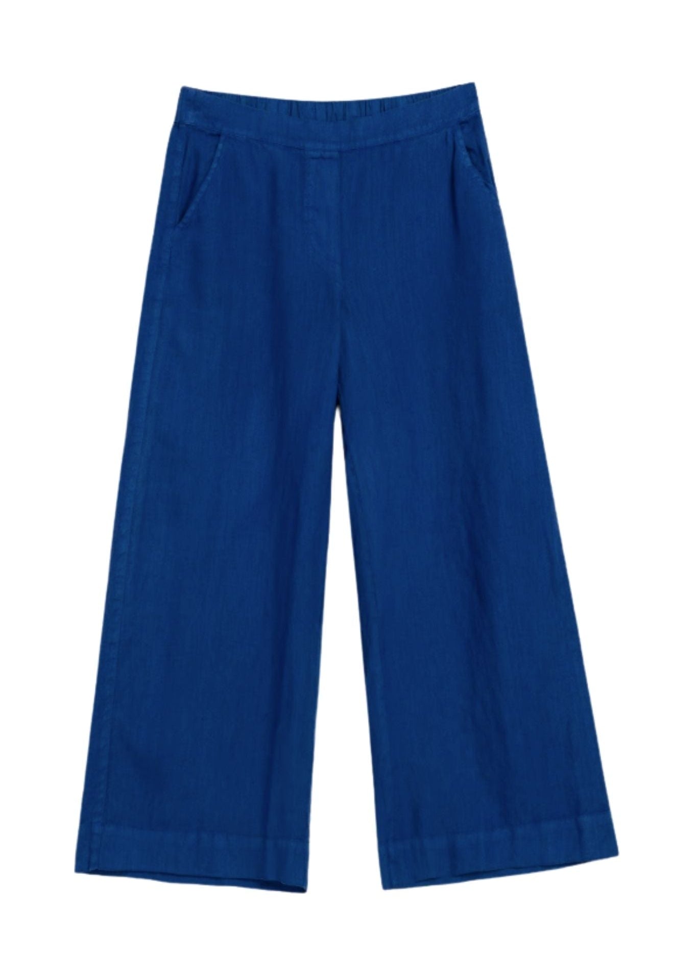 Frank & Eileen Maisie Pull - on Crop Wide Leg - Vermillion
