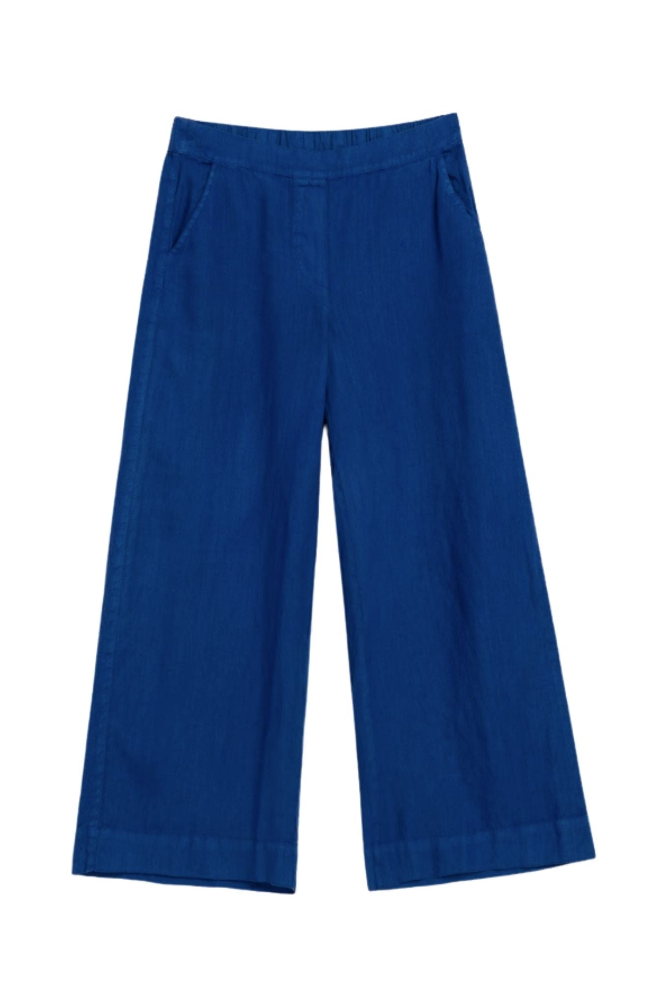 Frank & Eileen Maisie Pull - on Crop Wide Leg - Vermillion