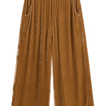 Frank & Eileen Maisie Pull-on Crop Wide Leg - Vermillion