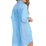 Frank & Eileen Mary Classic Shirtdress - Vermillion