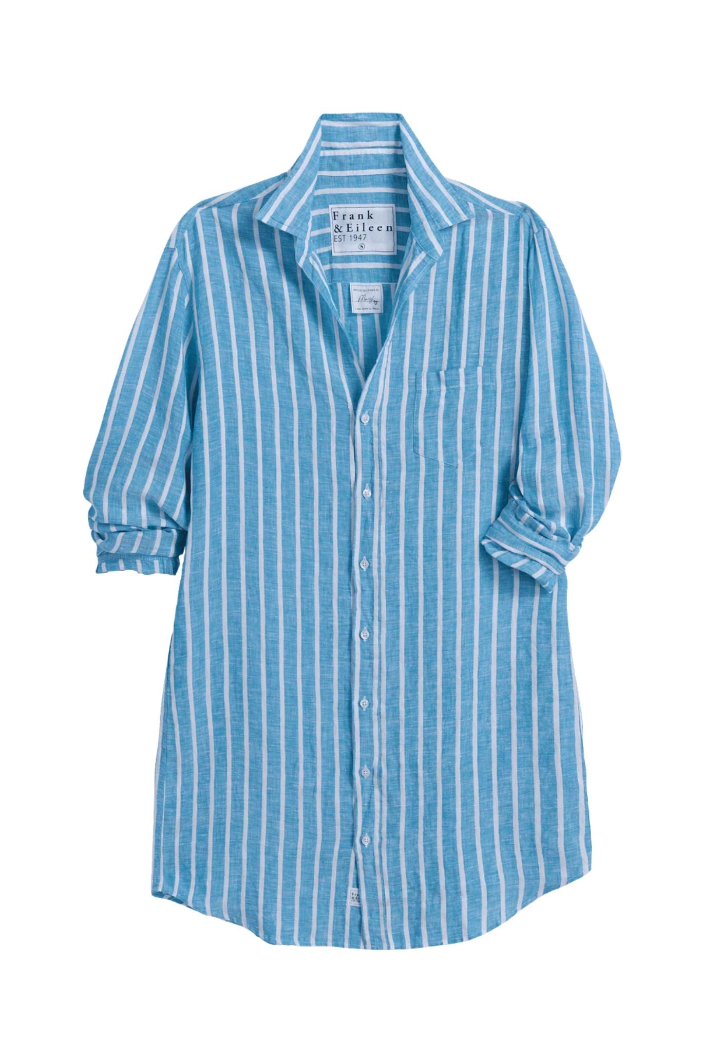 Frank & Eileen Mary Classic Shirtdress - Vermillion