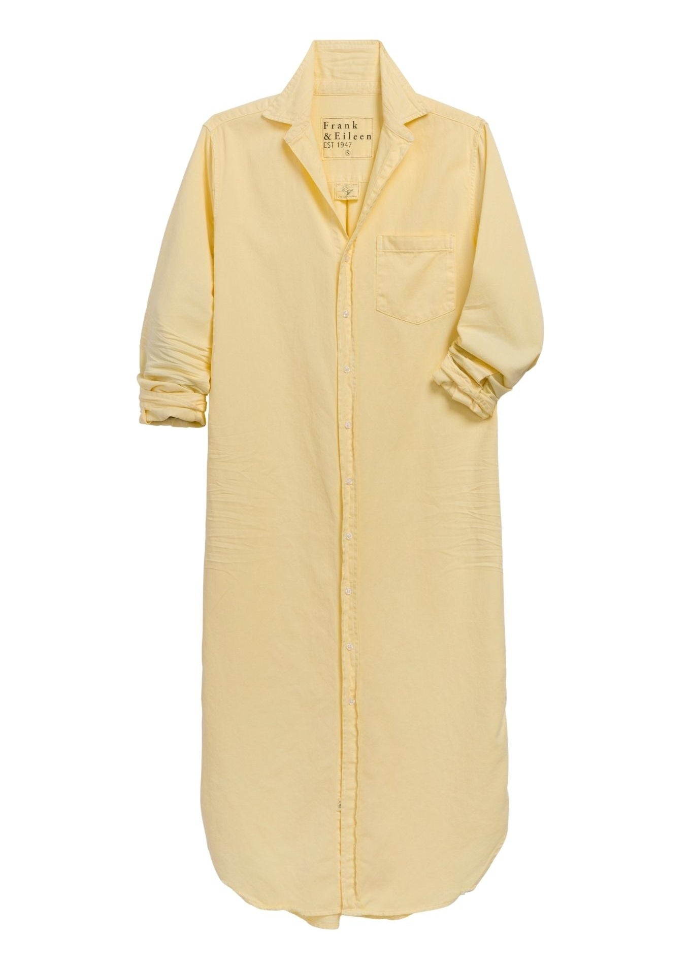 Frank & Eileen Maxi Shirtdress - Vermillion