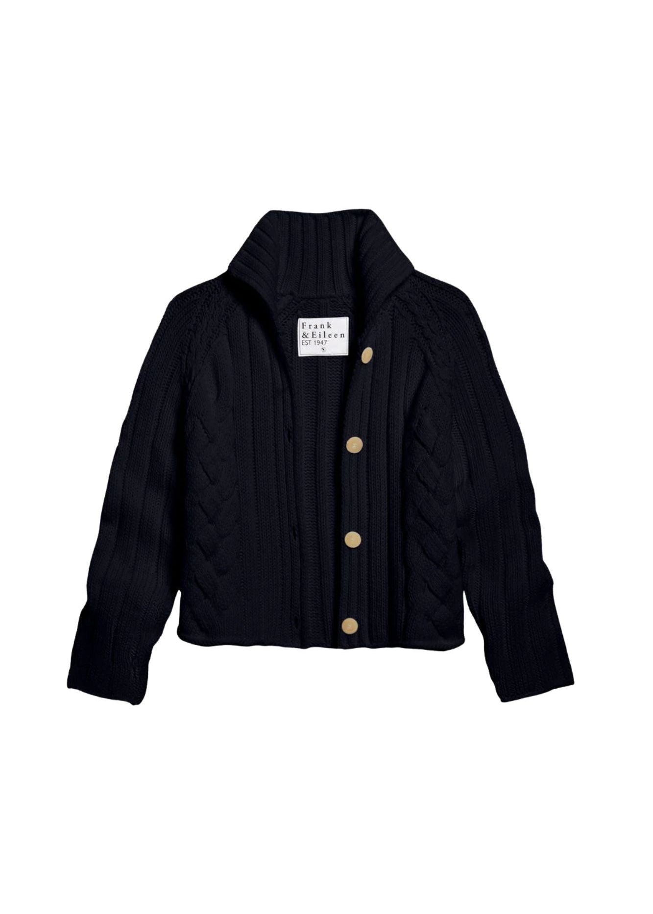 Frank & Eileen Mini Cotswolds Cable Cardigan - Vermillion