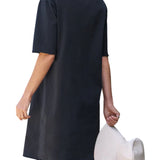 Frank & Eileen Mini Emma Henley Dress - Vermillion