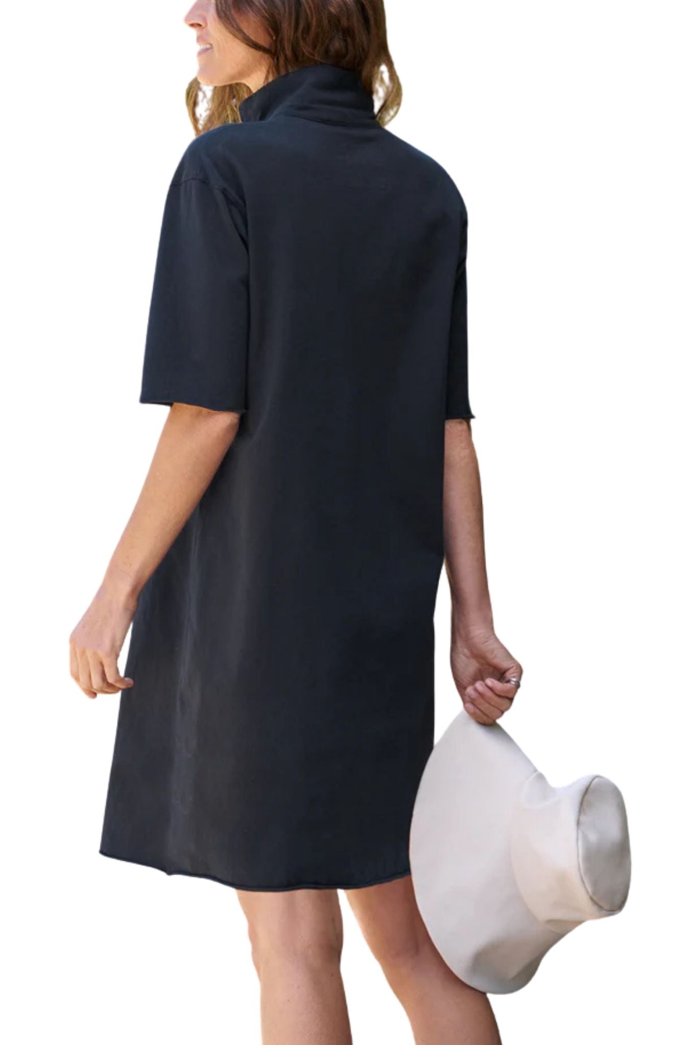 Frank & Eileen Mini Emma Henley Dress - Vermillion