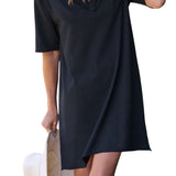 Frank & Eileen Mini Emma Henley Dress - Vermillion