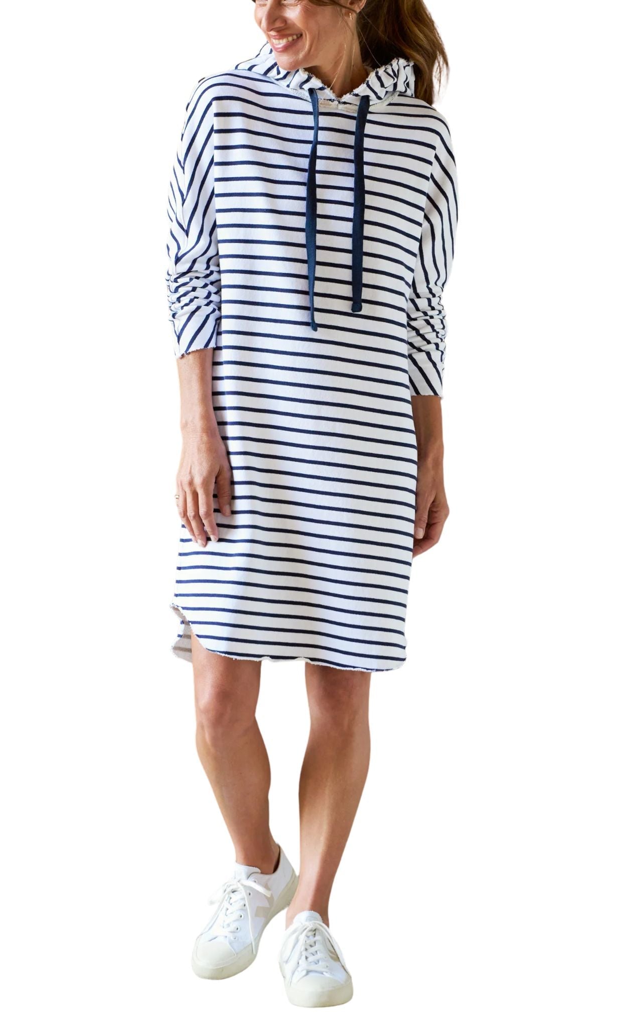 Frank & Eileen Mini James Hooded Cape Dress - Vermillion