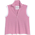 Frank & Eileen Olivia Popover Collar Tank - Vermillion
