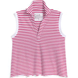 Frank & Eileen Olivia Popover Collar Tank - Vermillion
