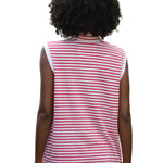 Frank & Eileen Olivia Popover Collar Tank - Vermillion