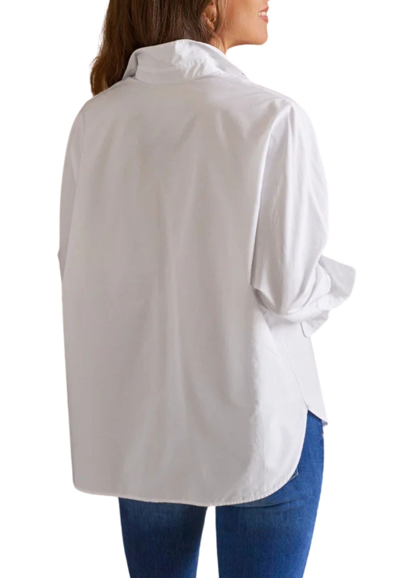 Frank & Eileen Oona Continuous Button - up Shirt - Vermillion