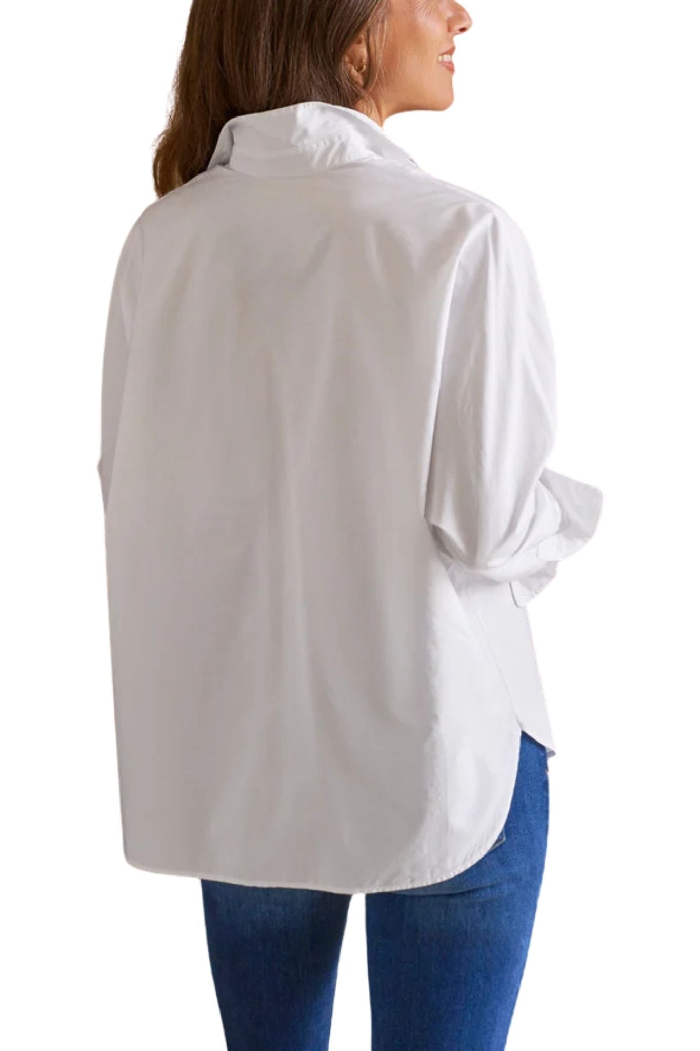 Frank & Eileen Oona Continuous Button - up Shirt - Vermillion