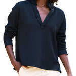 Frank & Eileen Patrick Popover Henley - Vermillion