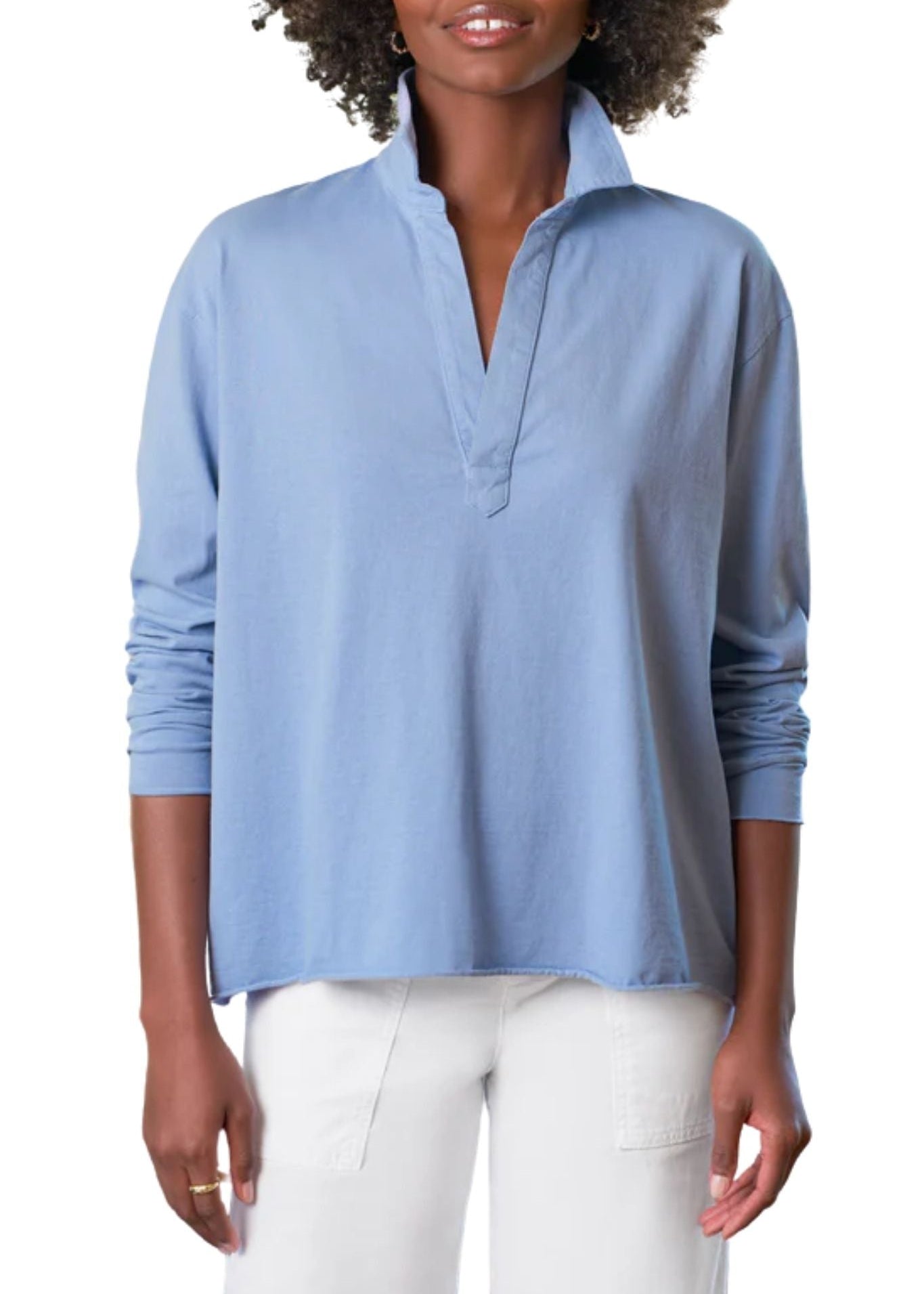 Frank & Eileen Patrick Popover Henley - Vermillion