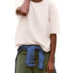 Frank & Eileen Perry Crew Sweatshirt Tee - Vermillion
