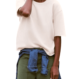 Frank & Eileen Perry Crew Sweatshirt Tee - Vermillion