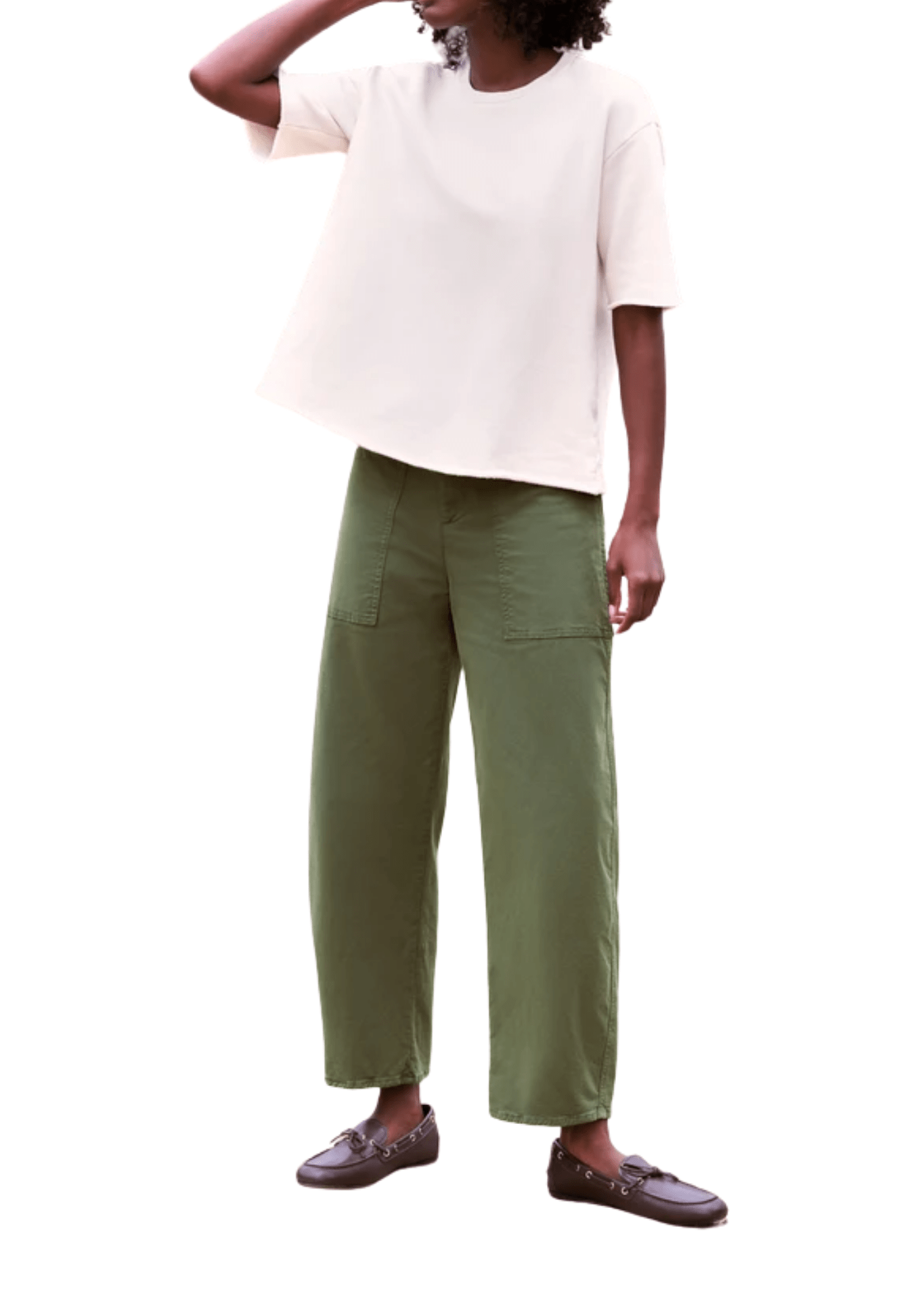 Frank & Eileen Perry Crew Sweatshirt Tee - Vermillion