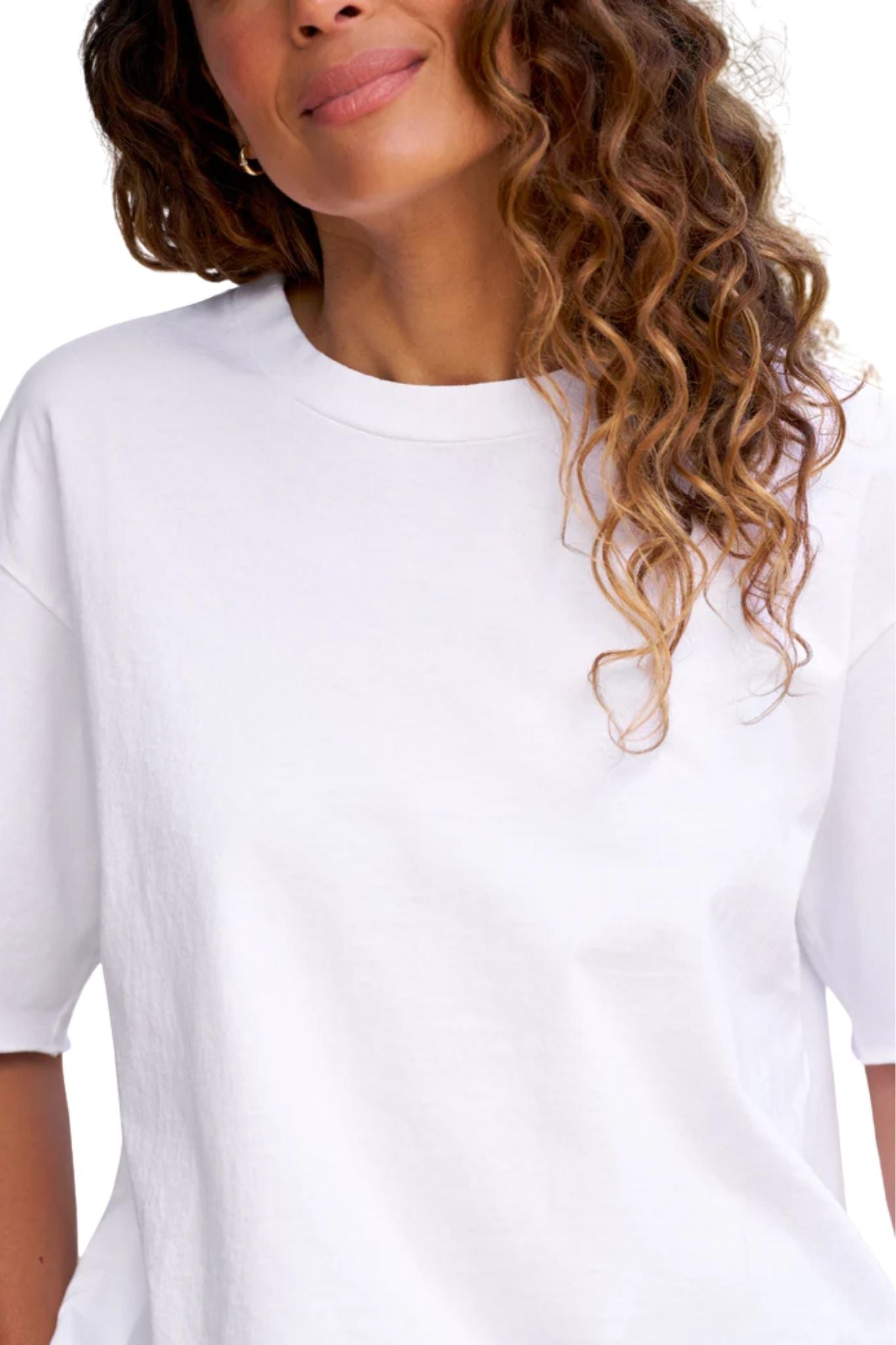 Frank & Eileen Perry Crew Tee - Vermillion