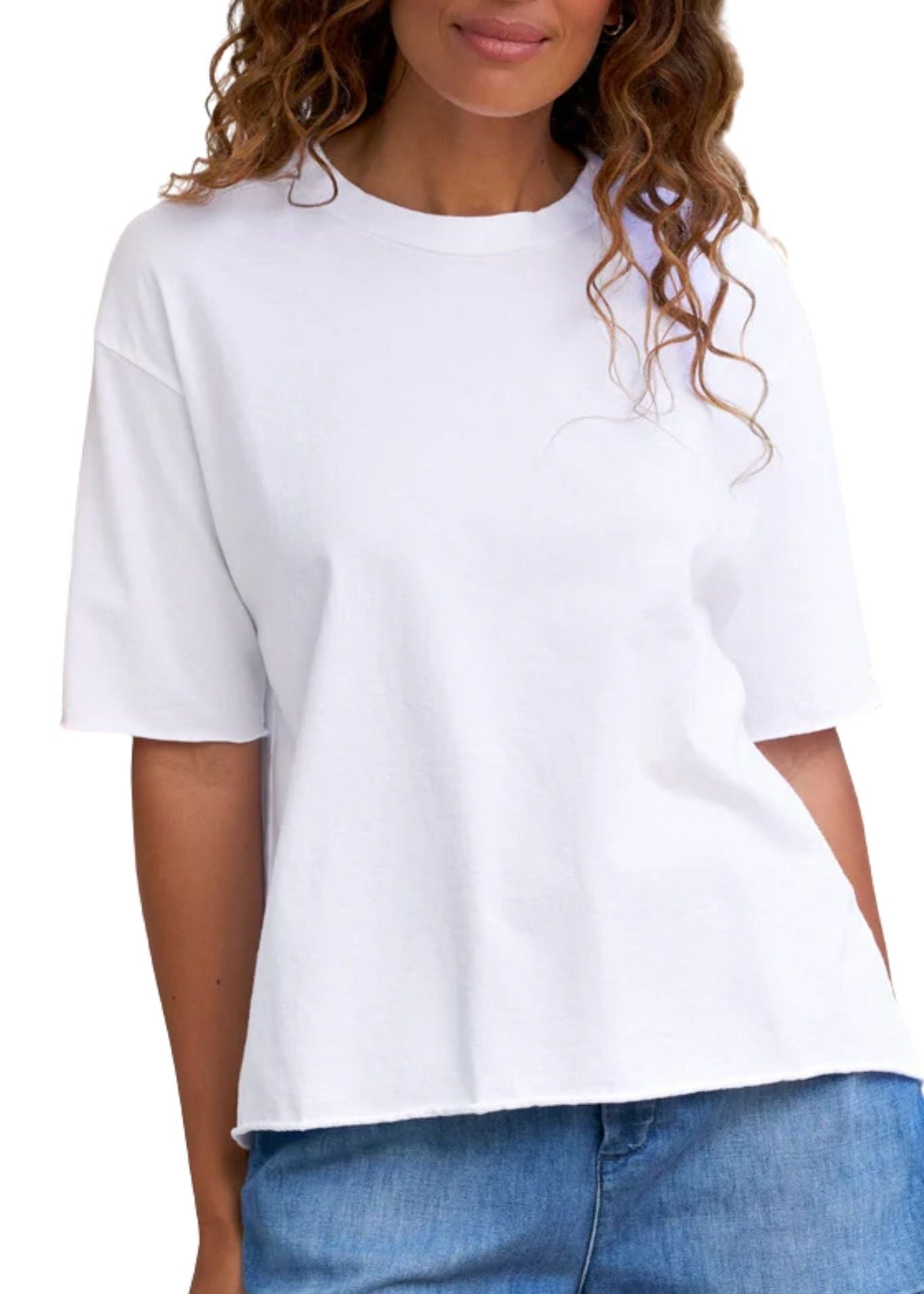 Frank & Eileen Perry Crew Tee - Vermillion
