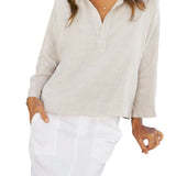 Frank & Eileen Popover Shirt - Vermillion