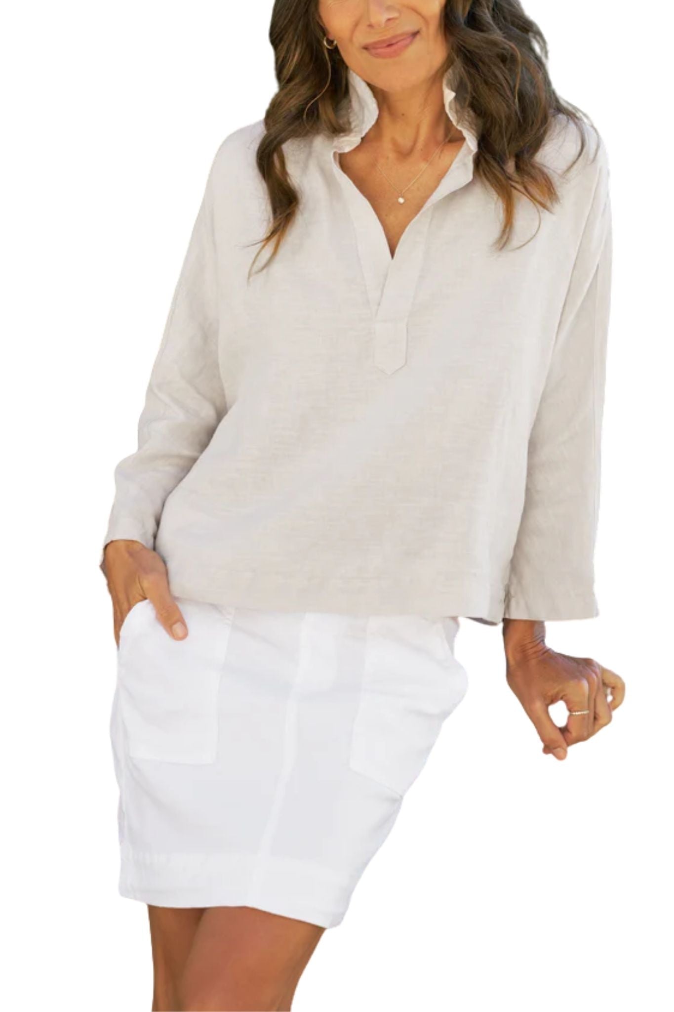 Frank & Eileen Popover Shirt - Vermillion