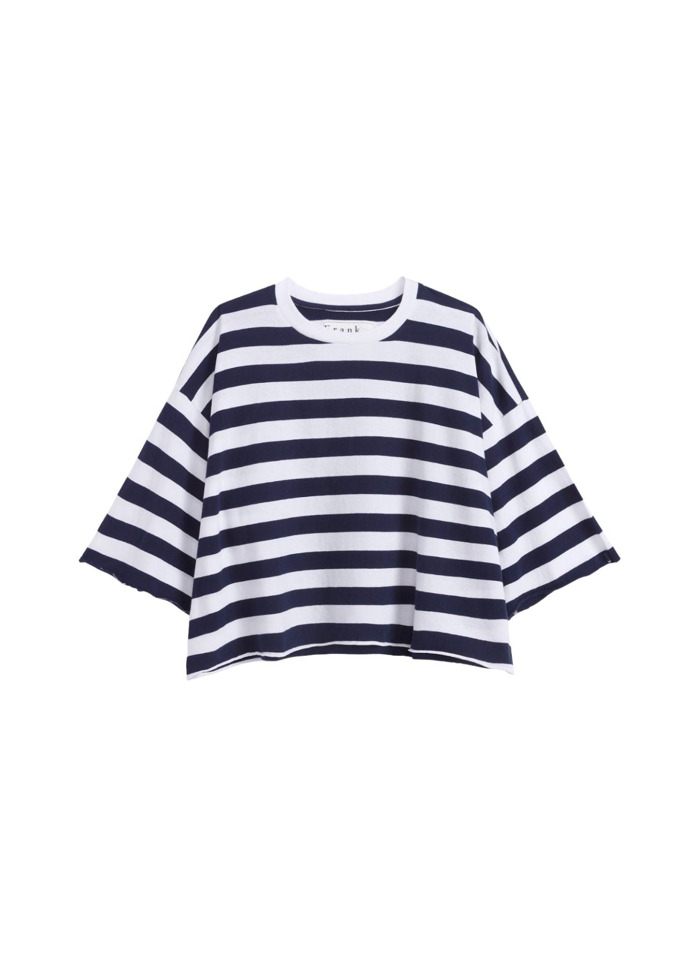 Frank & Eileen Presley Oversized Crop SS Tee - Vermillion
