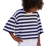 Frank & Eileen Presley Oversized Crop SS Tee - Vermillion