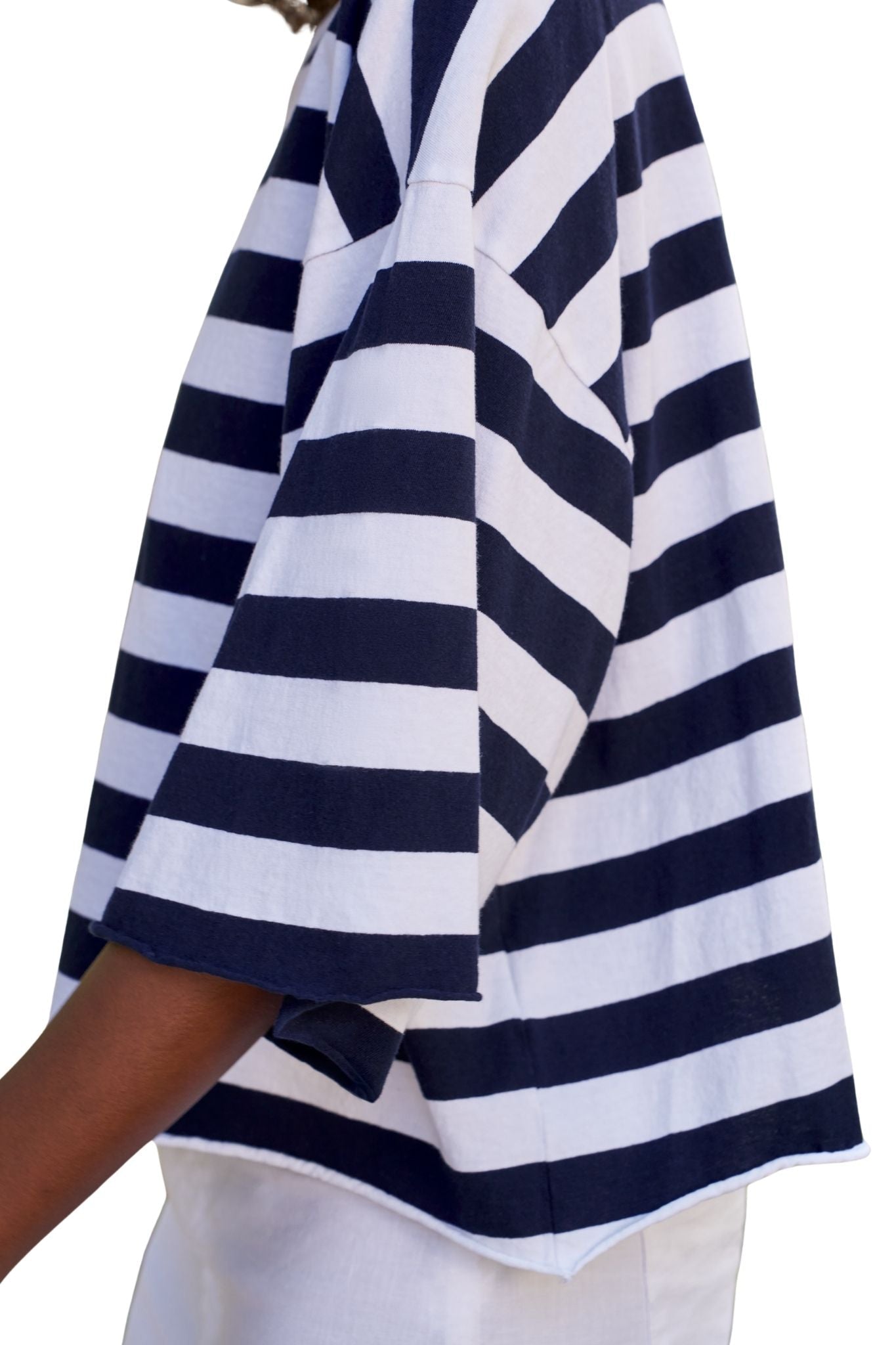 Frank & Eileen Presley Oversized Crop SS Tee - Vermillion