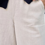 Frank & Eileen Pull on Crop Wide Leg - Vermillion