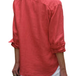 Frank & Eileen Relaxed Button - up Shirt - Vermillion