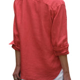 Frank & Eileen Relaxed Button - up Shirt - Vermillion