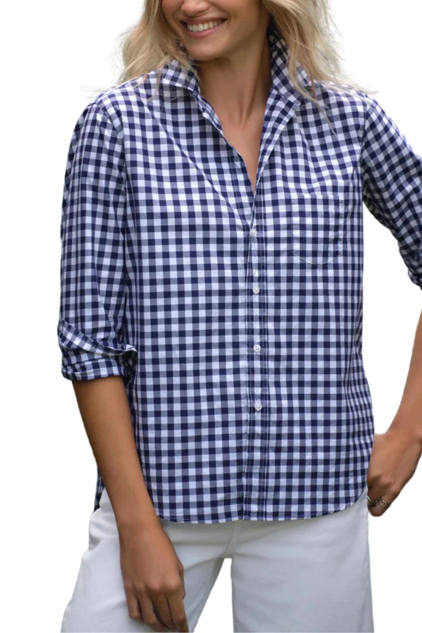 Frank & Eileen Relaxed Button - up Shirt - Vermillion