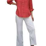 Frank & Eileen Relaxed Button - up Shirt - Vermillion