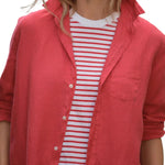 Frank & Eileen Relaxed Button - up Shirt - Vermillion