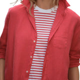 Frank & Eileen Relaxed Button - up Shirt - Vermillion